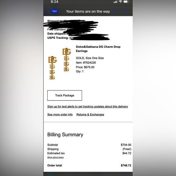 DG Charm Drop Earrings in gold
Dolce&Gabbana - Picture 13 of 13